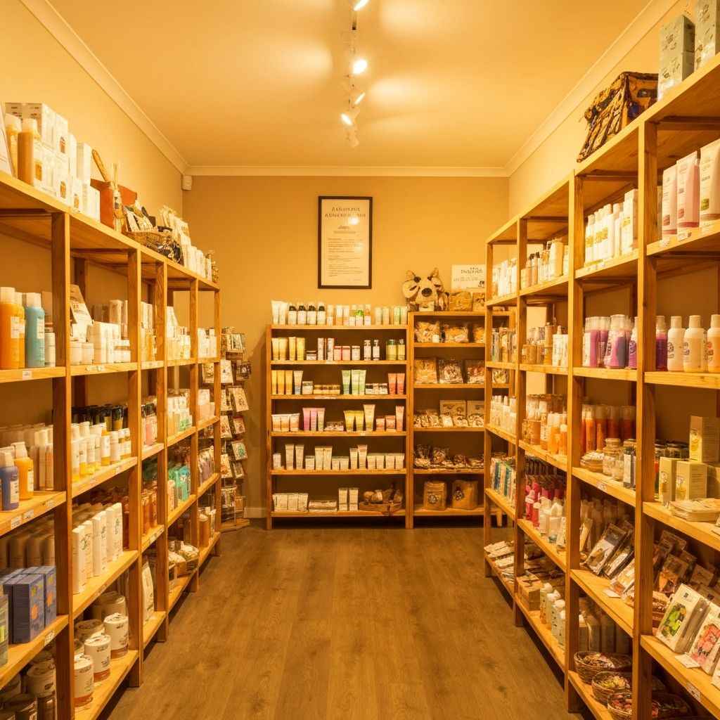 Inside The Bee's Shop — warm, welcoming retail interior in Lakemba